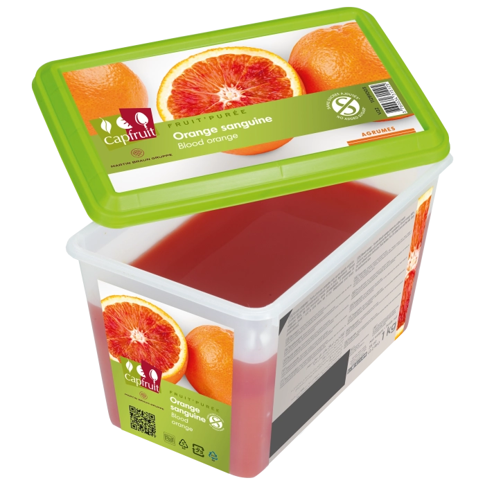 Bloedsinaasappel (Orange Sanguine) Fruitpuree Ongezoet
