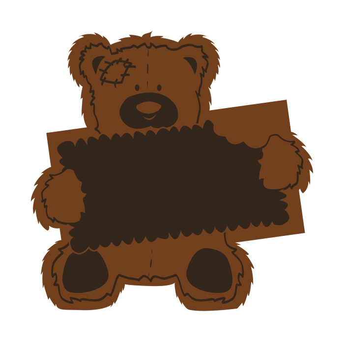 Te Graveren Kaart Beer