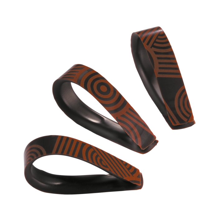 Gekruld Rondjes Oranje