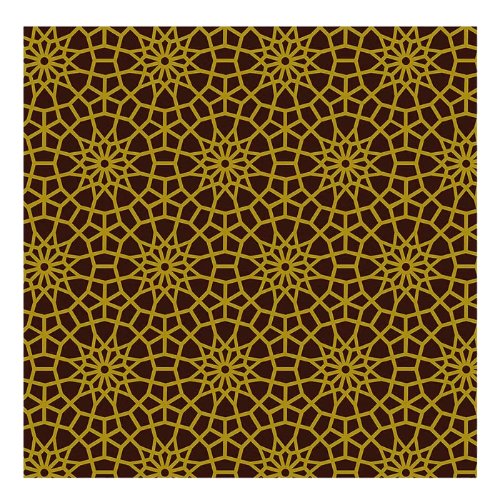 Transfervel Mozaïek Goudgeel