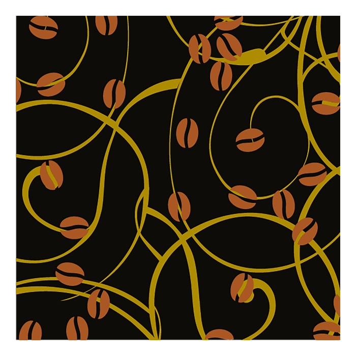 Transfervel Koffiebonen