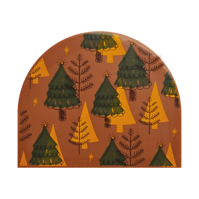 Rond Bûche Kerstbomen