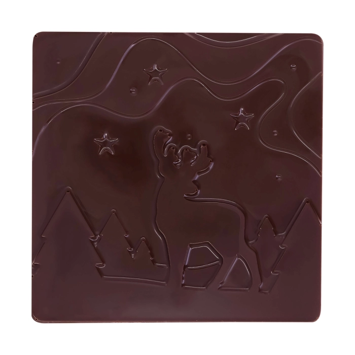 Bûche Reliëf Statig Rendier