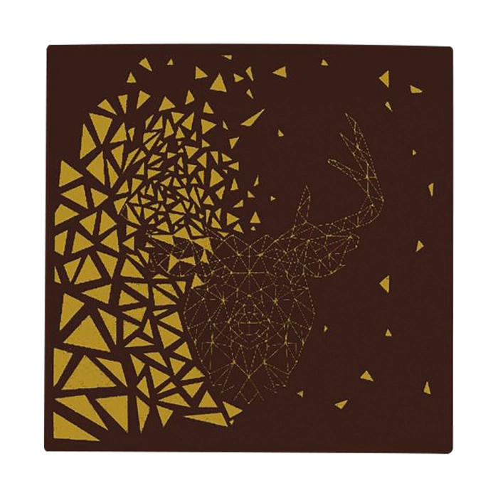 Bûche Geometrisch Hert