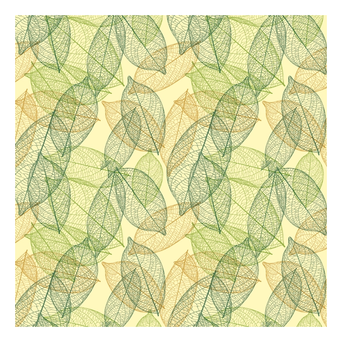 Transfervel Groene Bladeren