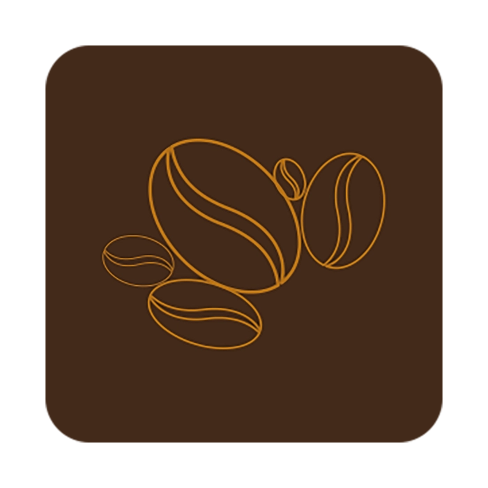 Transfervel Bonbons Koffie