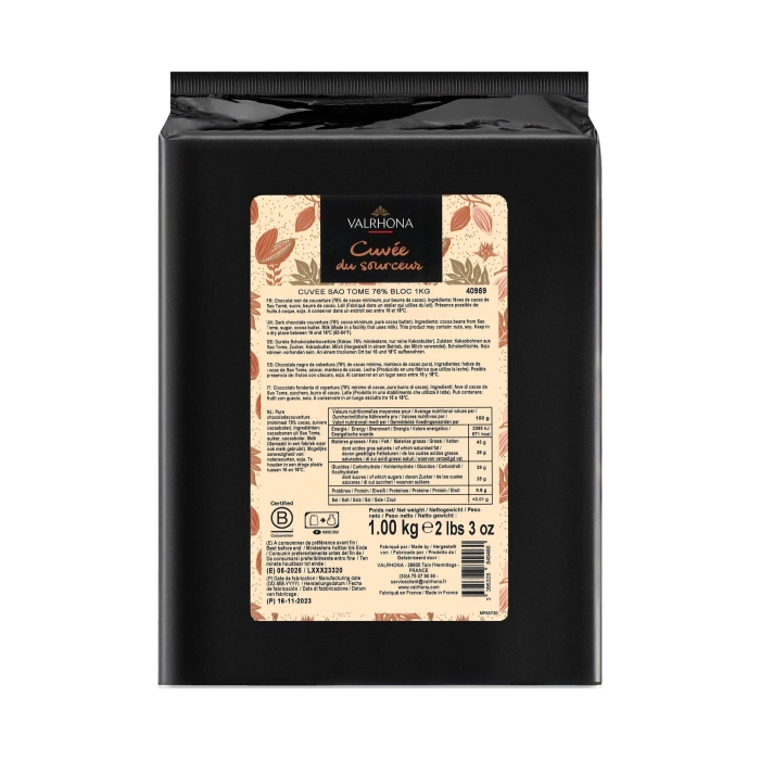 Sao Tome 76% Pure Chocolade Blok