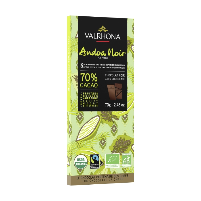 Andoa 70% Pure Chocoladereep (70 gram)