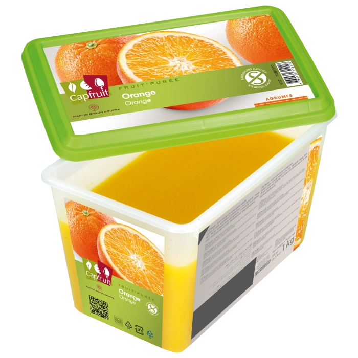 Sinaasappel (Orange) Fruitpuree Ongezoet