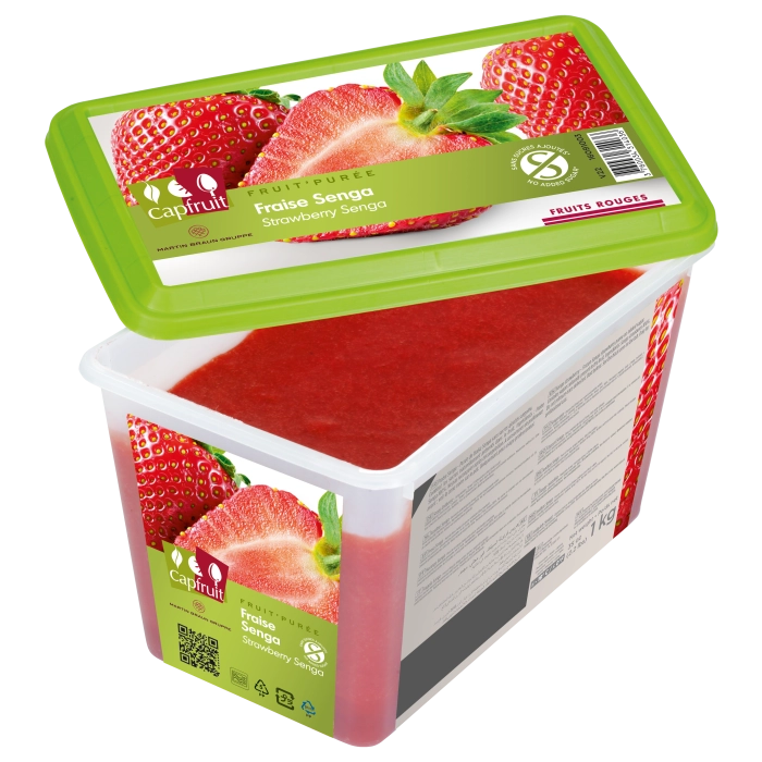 Aardbei Senga (Fraise) Fruitpuree Ongezoet