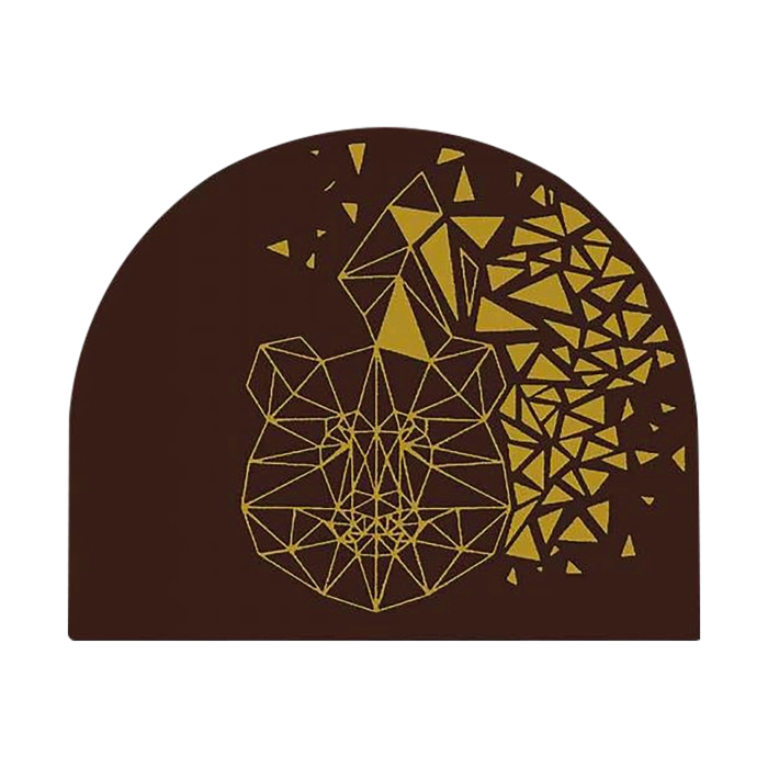 Rond Bûche Geometrische Beer