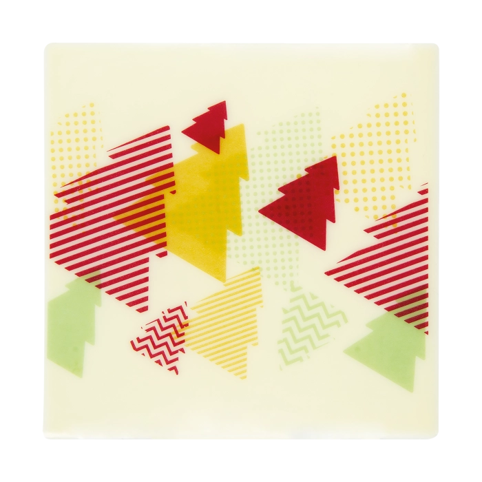 Bûche Grafische Kerstbomen