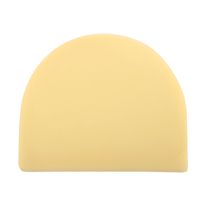 Rond Bûche Volledig Wit