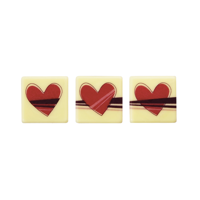 Vierkantje Hart Liefde 3 Modellen
